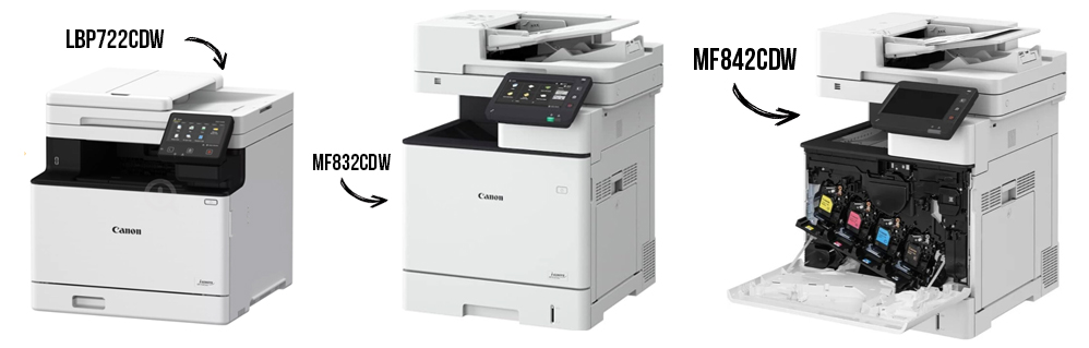 Пристрої LBP722Cdw MF832Cdw MF842Cdw