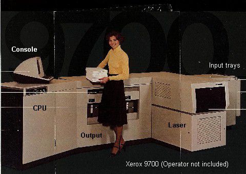 Xerox 9700 Electronic Printing System Xerox 9700 Electronic Printing System