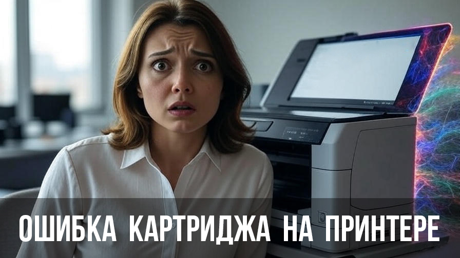 Ошибка картриджа на принтере