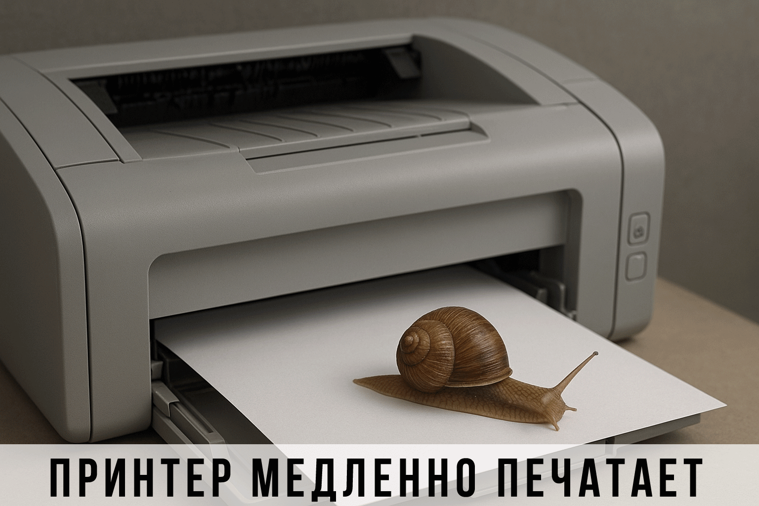 принтер став повільно друкувати Принтер повільно друкує