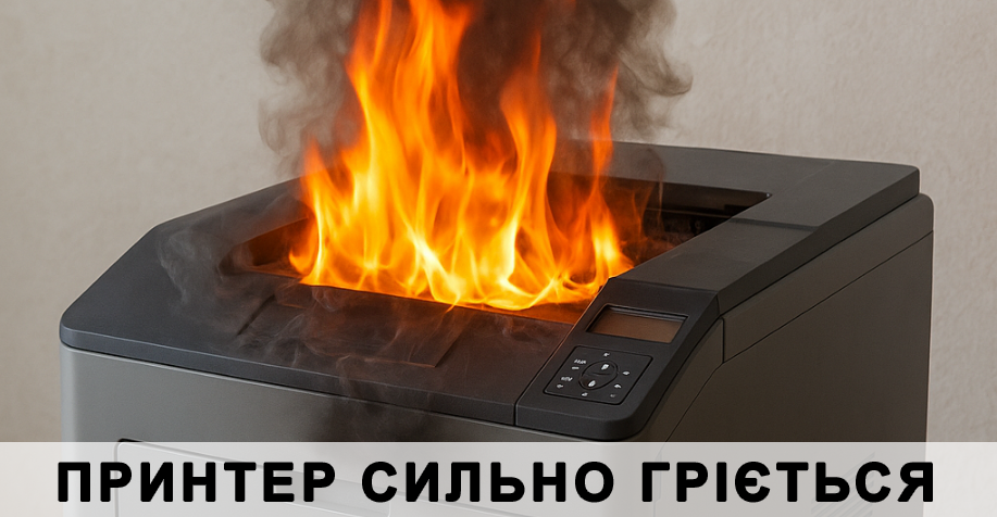 перегрів принтера чому принтер сильно нагрівається