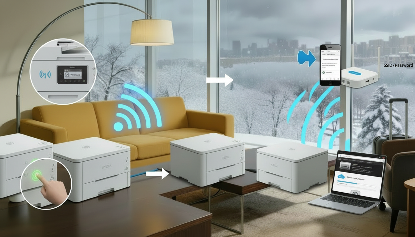 Варианты настройки принтера по Wi‑Fi Варианты настройки принтера по Wi‑Fi