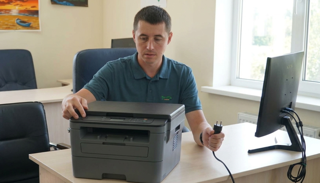 Принтер сам выключается