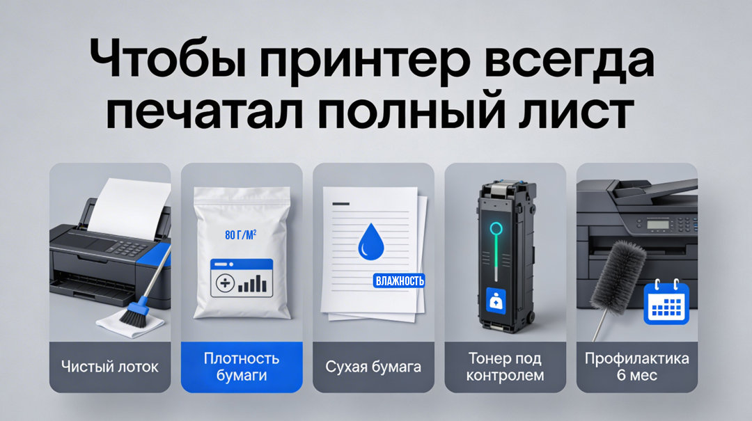 Поради з профілактики принтера