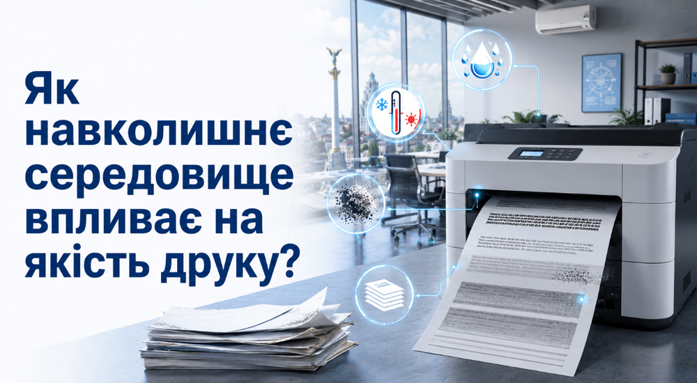 Як клімат в офісі впливає на якість друку Як клімат в офісі впливає на якість друку