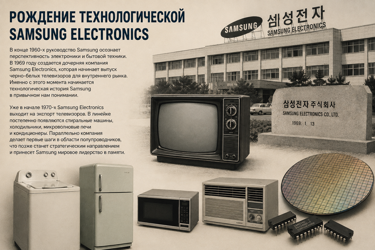 Рождение Samsung Electronics Рождение Samsung Electronics